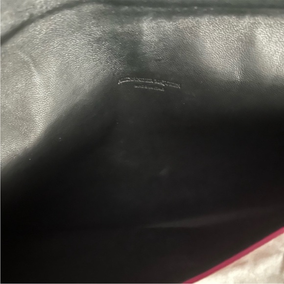 Alexander McQueen Pink Leather Envelope Clutch - Picture 16 of 16